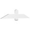 Ekena Millwork Eugene Architectural Grade PVC Gable Bracket, 60"W x 12 1/2"H x 2"D x 6"F, 5/12 Pitch GBP060X13X0206EUG00 - alternate 1